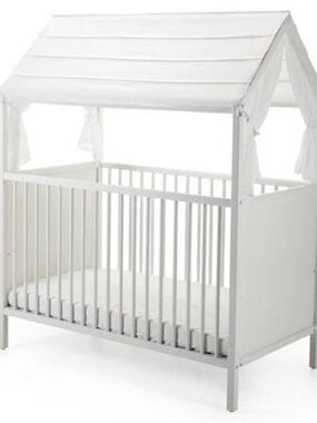Stokke White Bed Roof Canopy for Crib